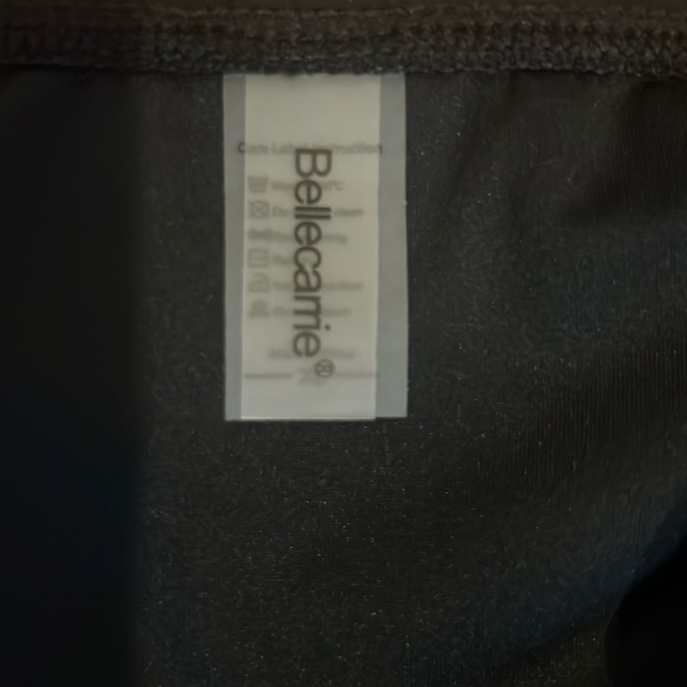 NWOT Bellecarrie Women’s High Waisted Thong Bikini Bottom - Picture 2 of 4